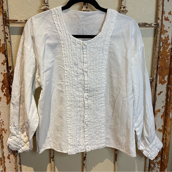 - Bohemian Chic Chiapas long sleeve  Blouse Mexican - Picture 3 of 9